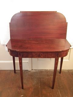 PERIOD CARD TABLE