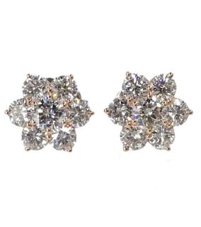 3.90 Diamond BURST Earrings
