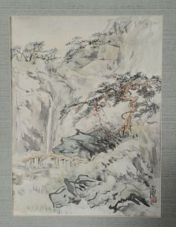 Chinese Landscape Painting by Wang Yachen
