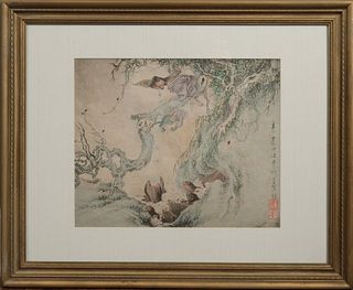 Chinese Painting of Liuhai by Wang He