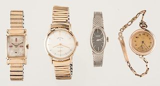 Bulova, Elgin and Pallas Wrist Watches 