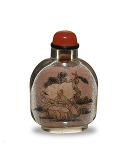 Chinese Inside-Painted Snuff Bottle, 19th Century