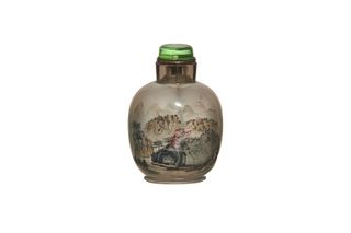 Chinese Inside-Painted Crystal Snuff Bottle, Late 19th Century