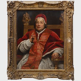 Studio of Anton Raphael Mengs (728-1779): Portrait of Pope Clement XIII