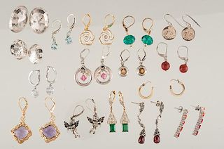 Large Collection of Earrings 