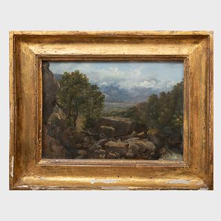 Jules Joyant (1803-1854): Landscape in the DauphinÃ©