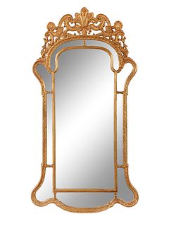 A Continental Giltwood Mirror