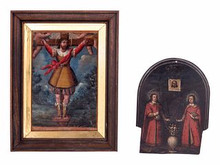 Two Continental Religious Paintings