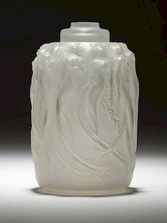 A Rene Lalique ''Sirenes'' art glass brule parfum