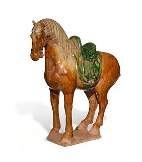 Chinese Sancai Horse Statue, Tang Dynasty