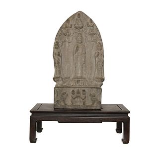 Chinese Carved Stone Statue, Northern Wei