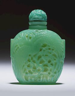 A Rene Lalique ''le Jade'' perfume bottle