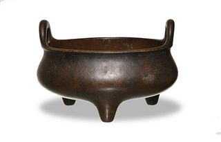 Chinese Bronze Censer, 18-19th Century