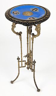 A Victorian floor tazza/stand
