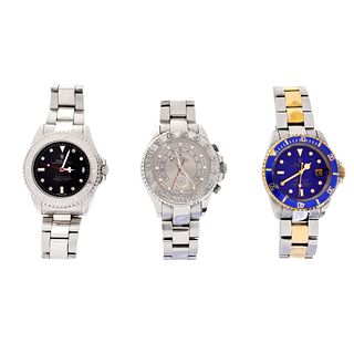 Three Rolex Replica Watches