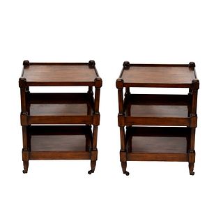 Pair of Baker Furniture Side Tables