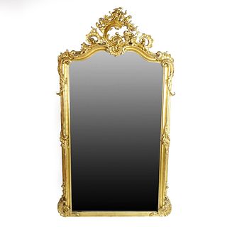 19th C. French Rococo Style Mirror