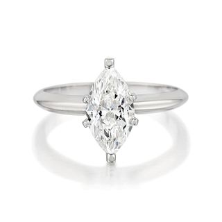 Marquise-Cut Diamond Ring