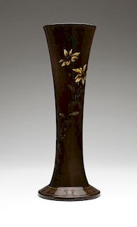A Rookwood trumpet vase, A.R. Valentien