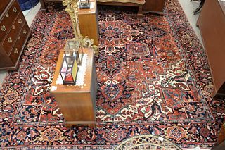 Room Size Heriz Oriental carpet, 11' x 14' 6".