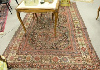 Oriental throw rug, 5' 9" x 9' 9".