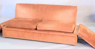Edward Ferrell upholstered sofa (hardware and tassels available), lg. 92".