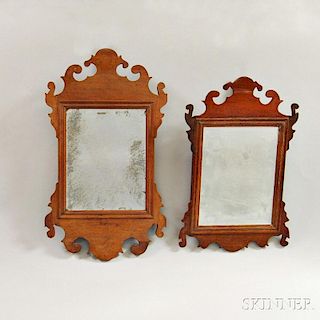 Two Chippendale Mahogany Mirrors