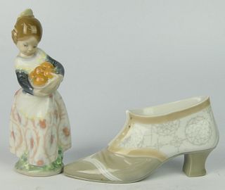 (2) LLADRO PORCELAIN FIGUAL GROUP