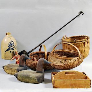Group of Mostly Early American Decorative Items