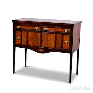 Federal-style Mahogany Marble-top Sideboard