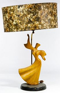 (Attributed to) Heifetz Dancing Woman Lamp