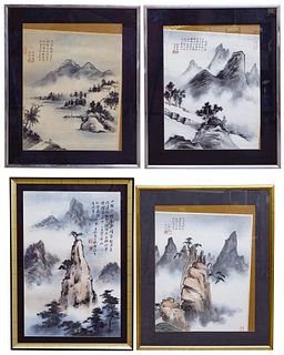 Asian Poem with Mountain Assortment