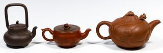 Chinese Yixing Zisha Pottery Tea Pot Assortment