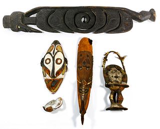 New Guinea Carved Decorative Assortment