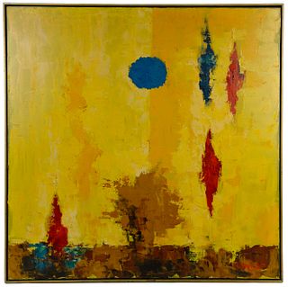 Unknown Artist (American, 20th Century) Abstract Oil on Canvas