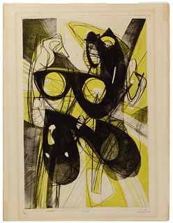 Stanley William Hayter (American, 1901-1988) 'Ceres' Lithograph