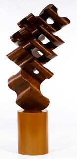 Jerry K. Deasy (American, 20th Century) Wood Sculpture