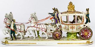 Louis David Napoleon Porcelain Royal Wedding Carriage