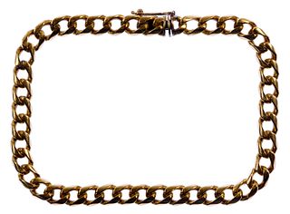 18k Gold Curb Link Bracelet