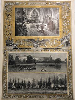 1850 Giclee/The Graphic Christmas Tree Windsor Castle