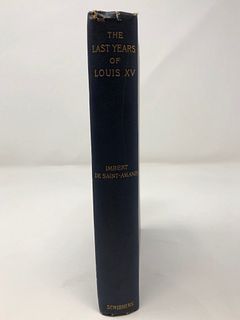 Antique 1st Edition, Last Years of Louis XV