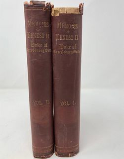Antique 1st Ed., Memoirs of Ernest II