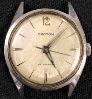 Vintage Croton Mens Waterproof Watch