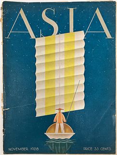 Antique Nov., 1928 Edition of Asia Magazine
