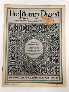 The Literary Digest 1216, August 9, 1913