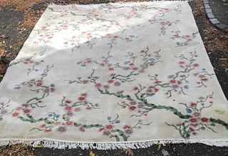 Gorgeous Oriental Chinese Rug With Certification