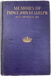 1st Ed., Memoirs Of Prince John De Guelph