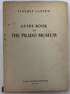 1st Printing, Guide Book to the Prado Museum, 1953
