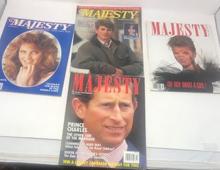 Collection of 4 Vintage Majesty Magazines