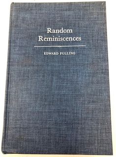 Random Reminiscences, Signed by Author